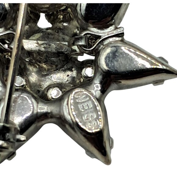 VIntage Rhinestone Brooch Lot of 8 Weiss Kramer Burt Cassell Costume Jewelry - Picture 4 of 16